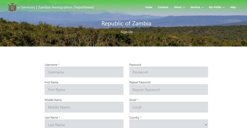 How to Apply for a Visitor Visa For Zambia